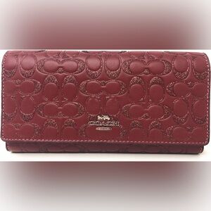 Coach trifold wallet